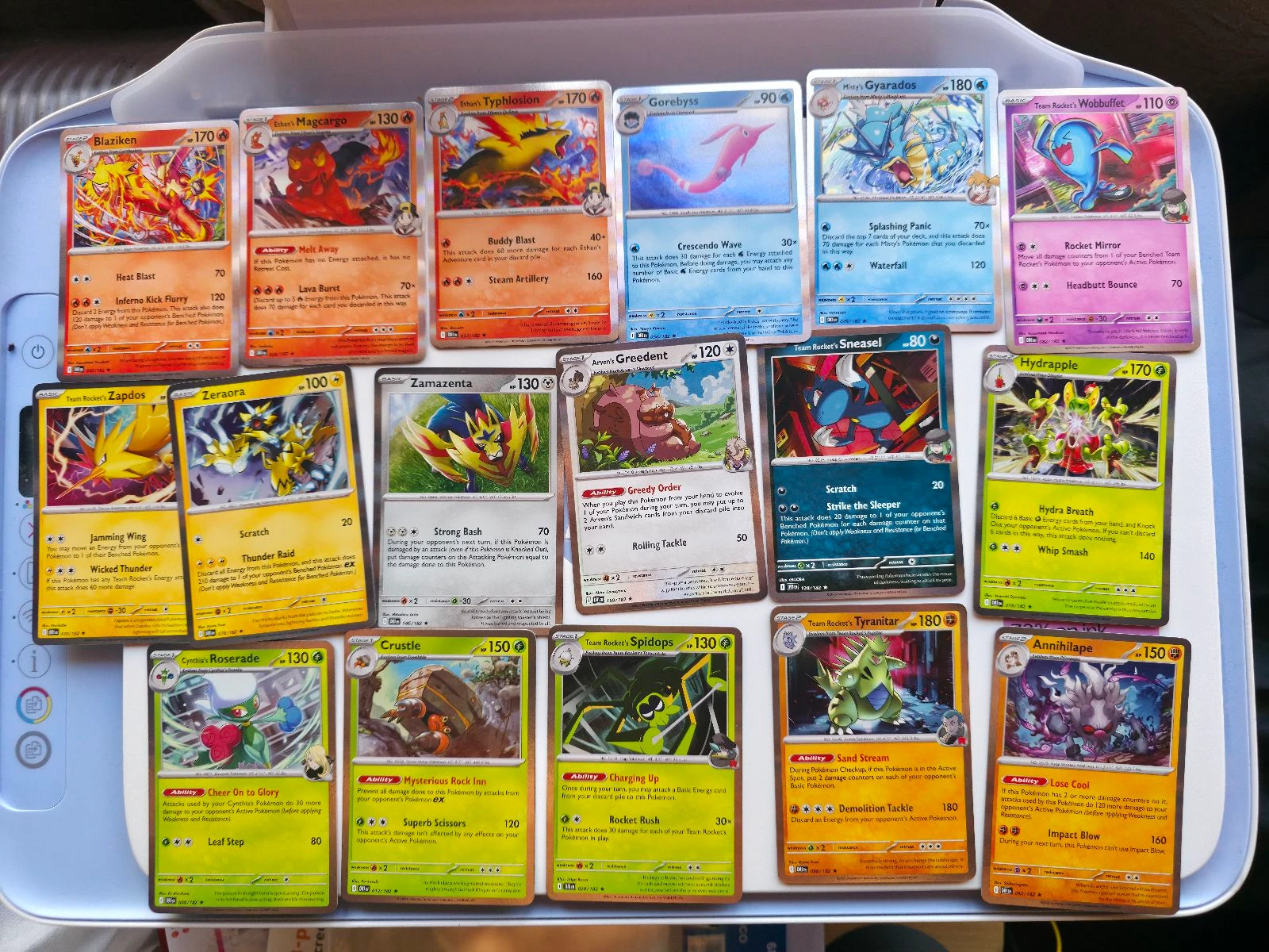 17 Cartas Pokemon Raras Holo